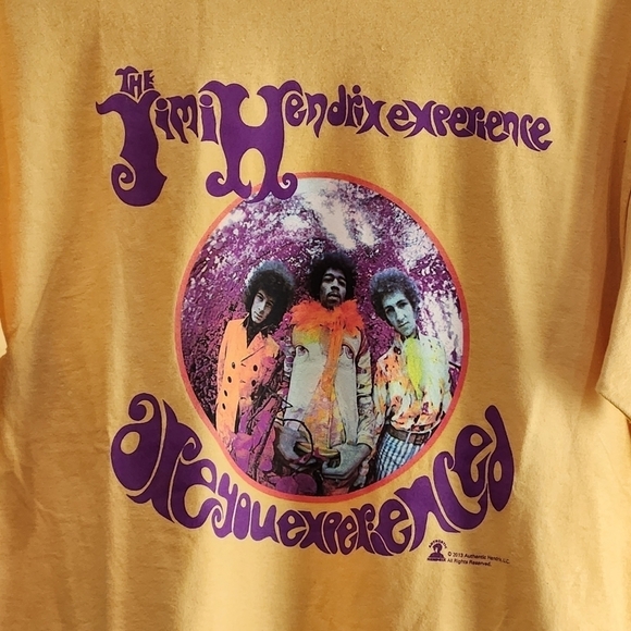 VINTAGE The Jimi Hendrix Experience 2013 Shirt Size Medium - Picture 2 of 5